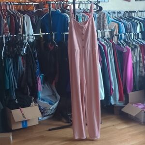 No Boundaries Light Pink Jumpsuit